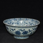 Antike B/W Bowl der Xuande Periode Ming Dynastie